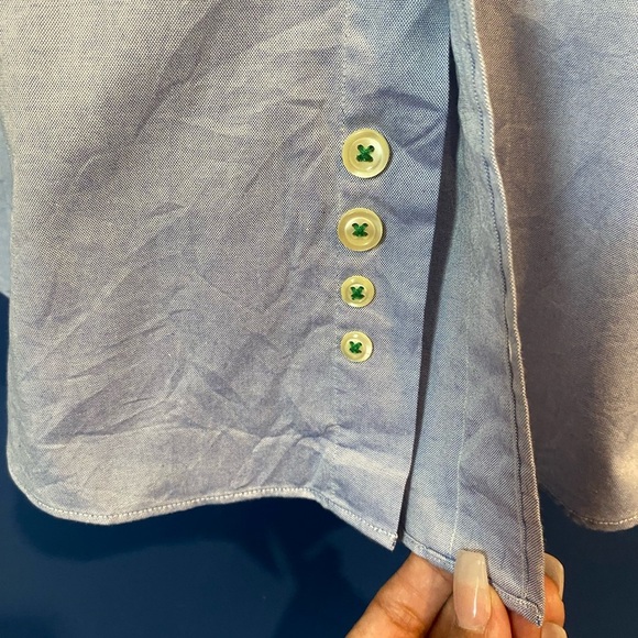 Vintage Tommy Hilfiger Blue Relaxed Fit Casual Shirt - Picture 6 of 12